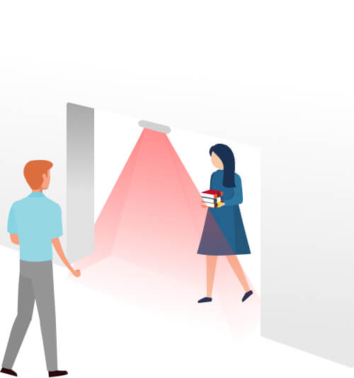 вертикальный стерео сенсор для библиотек