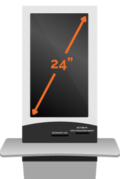 сенсорный экран терминала книговыдачи