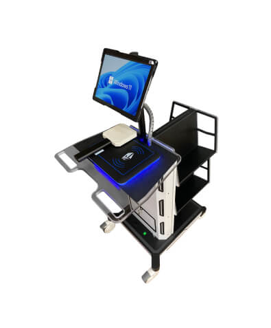 тележка библиотекаря для инвентаризации