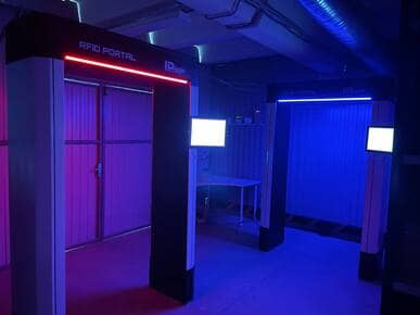 идентификация белья в тележке